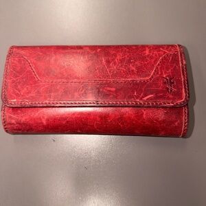 Frye Red Leather Women's Wallet